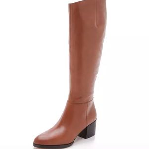 Sam Edelman Joelle leather boots mid brown size 8